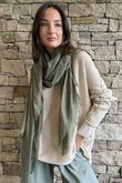 Classic Portobello Scarf Khaki **